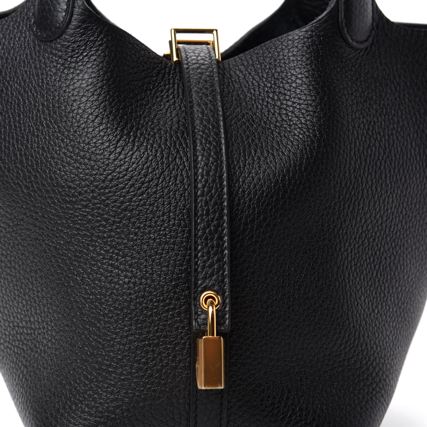 Hermes Taurillon Clemence Picotin Lock 18 PM Black 10 of 11