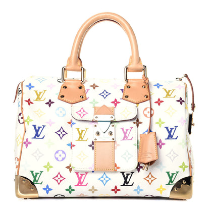 Louis Vuitton Monogram Multicolor Speedy 30 White 1 of 8