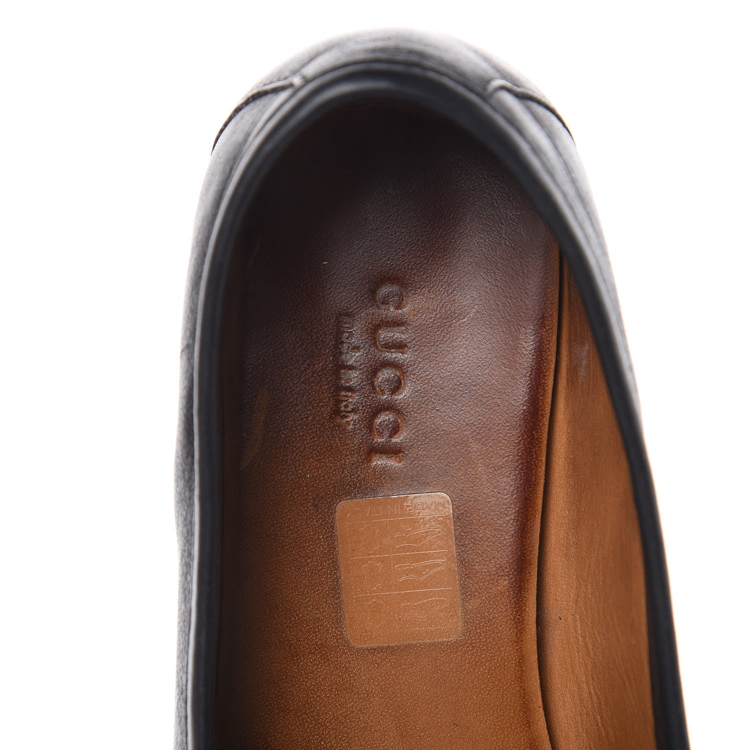 Gucci Calfskin Womens 1953 Horsebit Loafers 38 Black 6 of 14