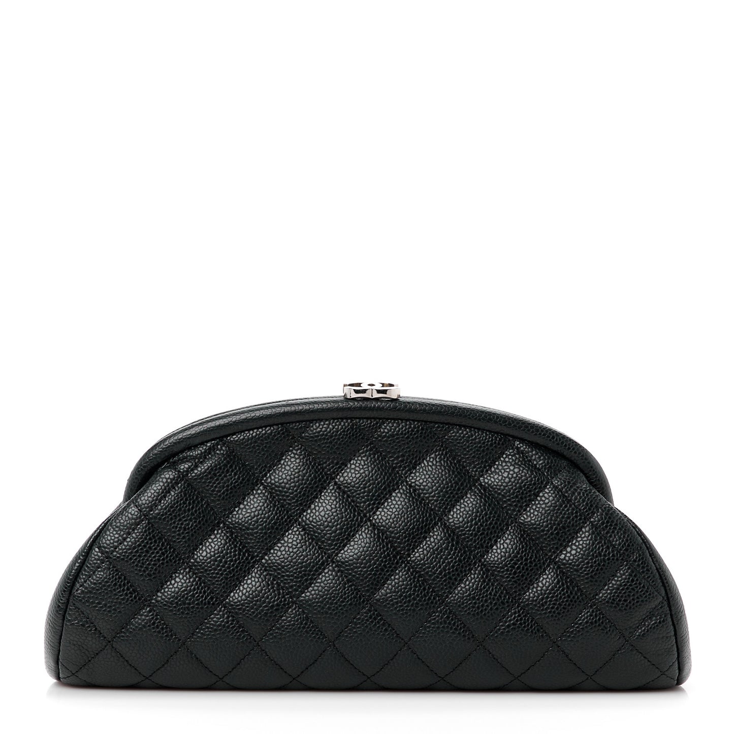 Caviar Quilted Timeless Clutch Black