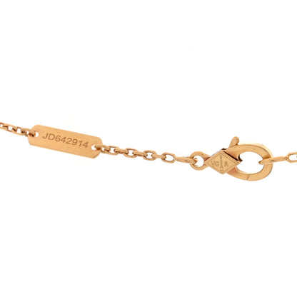 Van Cleef & Arpels 18K Yellow Gold Vintage Alhambra Pendant Necklace 4 of 6