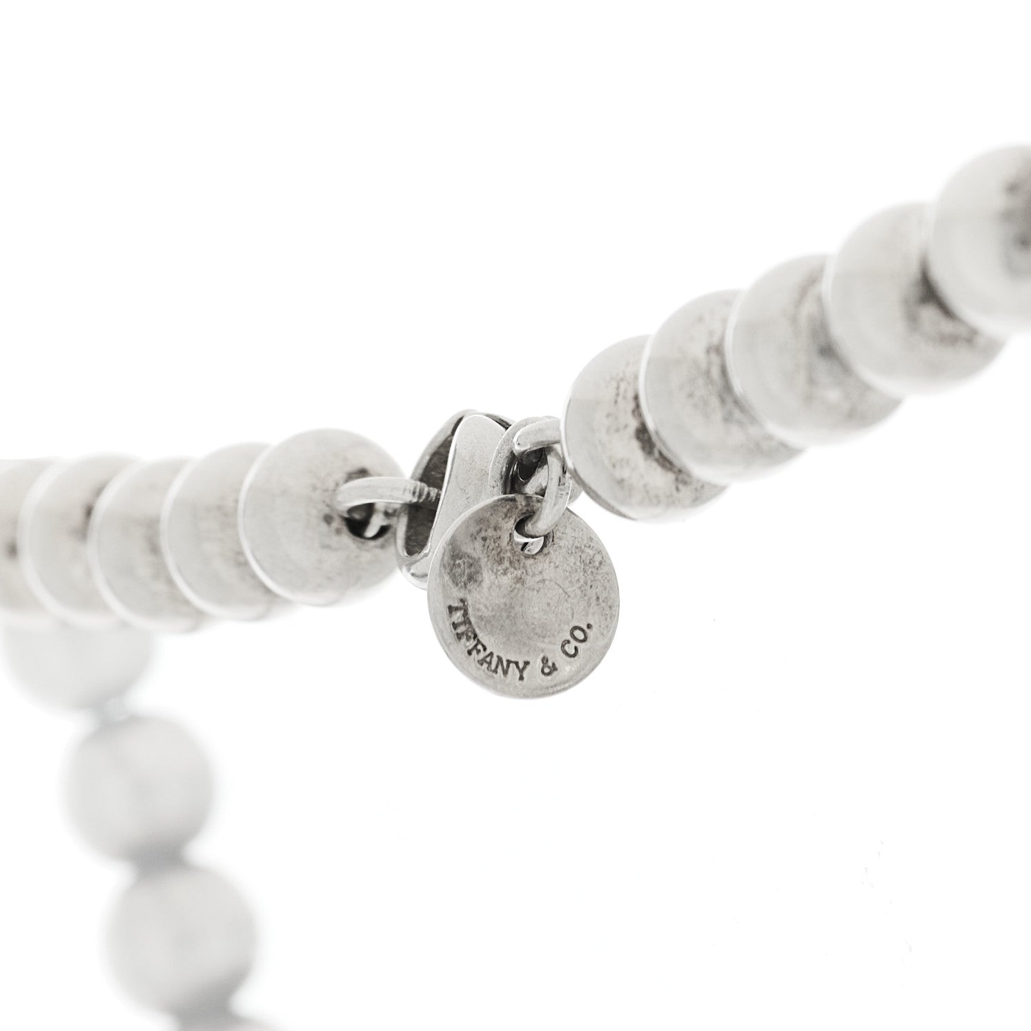 Tiffany Sterling Silver HardWear Graduated Ball Necklace 5 of 6