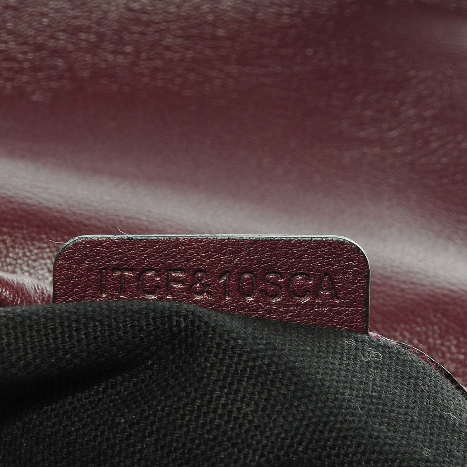 Burberry Calfskin House Check Little Crush Deep Claret 12 of 12