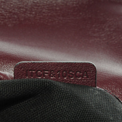 Burberry Calfskin House Check Little Crush Deep Claret 12 of 12