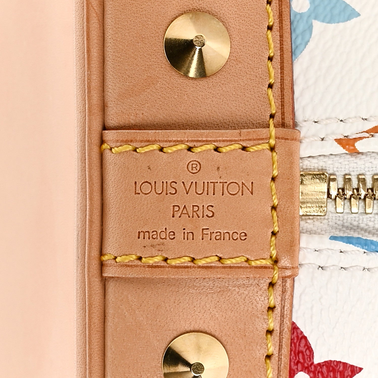 Louis Vuitton Monogram Multicolor Alma White 6 of 9