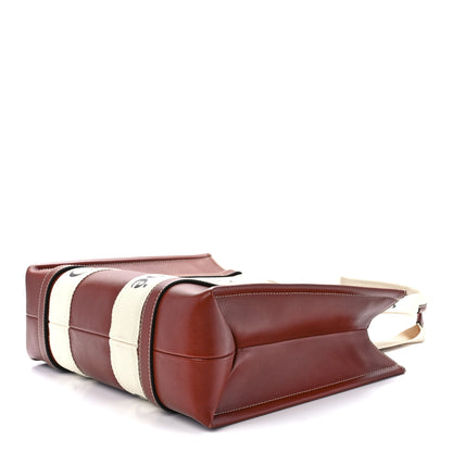 Chloe Calfskin Medium Woody Ribbon Tote Sepia Brown 10 of 12