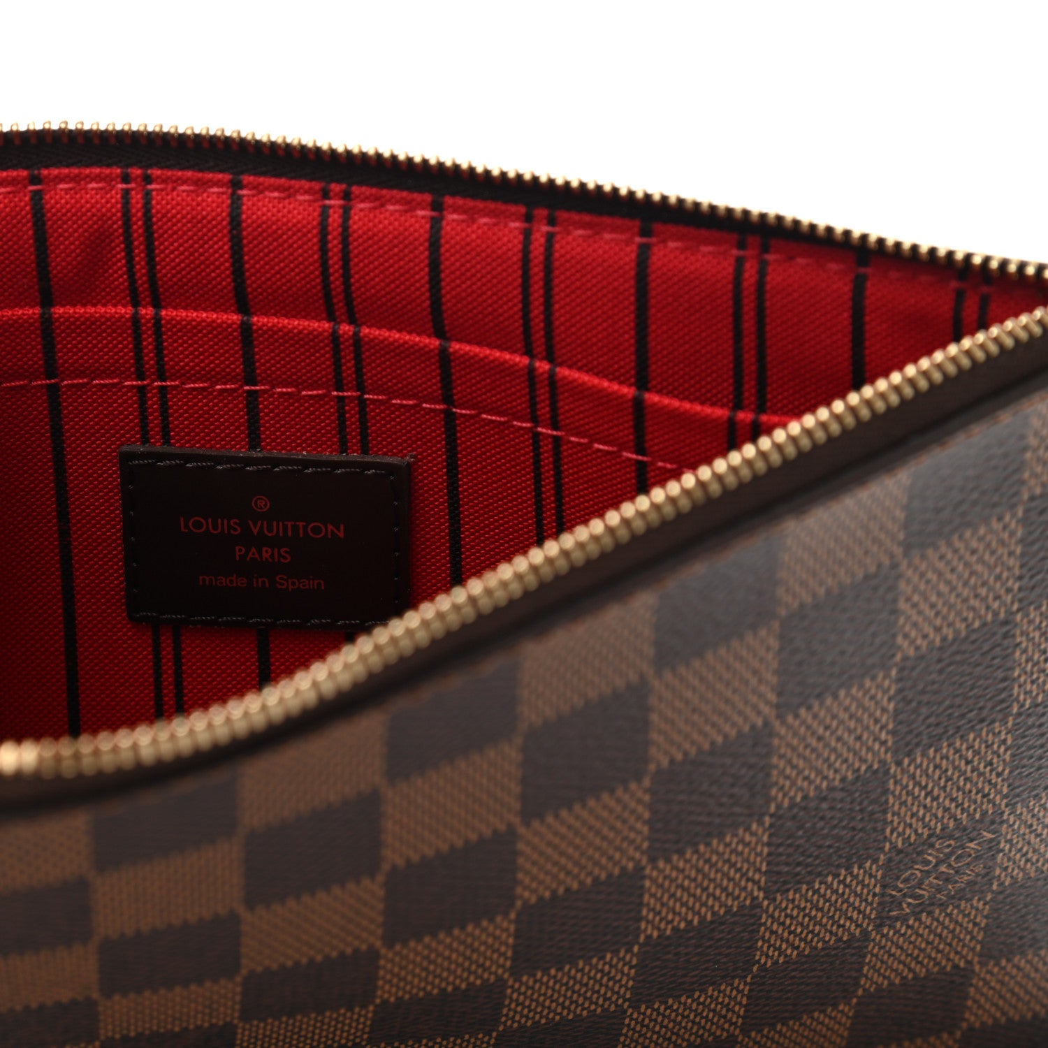 Louis Vuitton Damier Ebene Neverfull MM GM Pochette 6 of 6