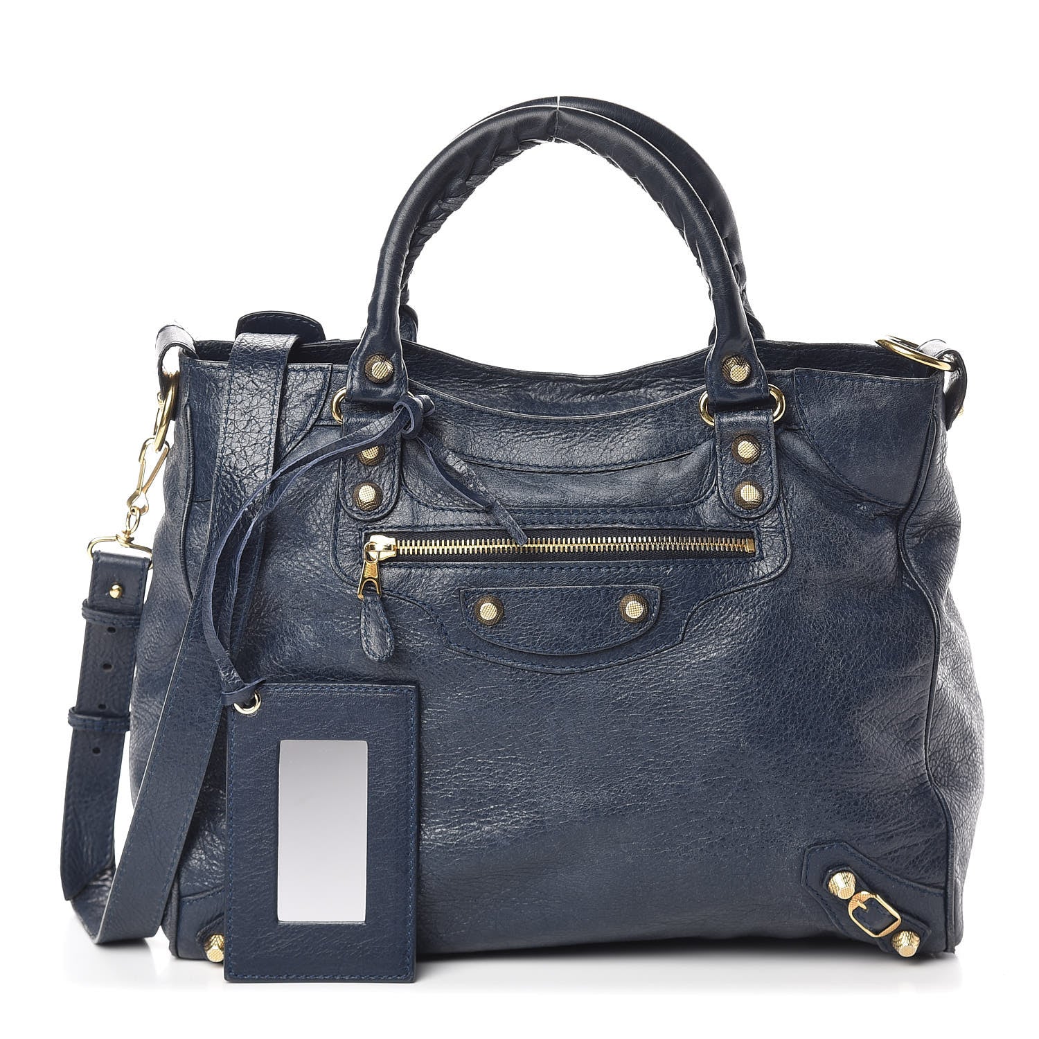 Balenciaga Agneau Giant 12 Gold Hardware Velo Bleu Obscur 1 of 17