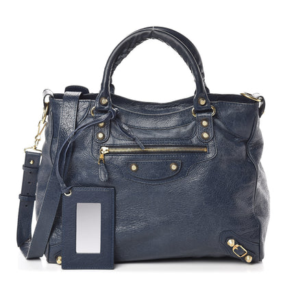 Balenciaga Agneau Giant 12 Gold Hardware Velo Bleu Obscur 1 of 17