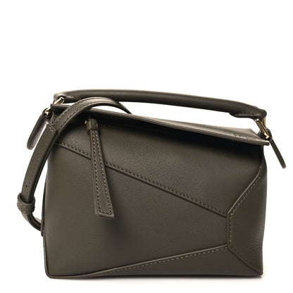 Loewe Calfskin Mini Puzzle Edge Bag Khaki Green 1 of 9