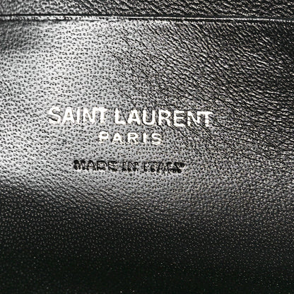 Saint Laurent Grain De Poudre Matelasse Monogram Mini Lou Camera Bag Black 6 of 12