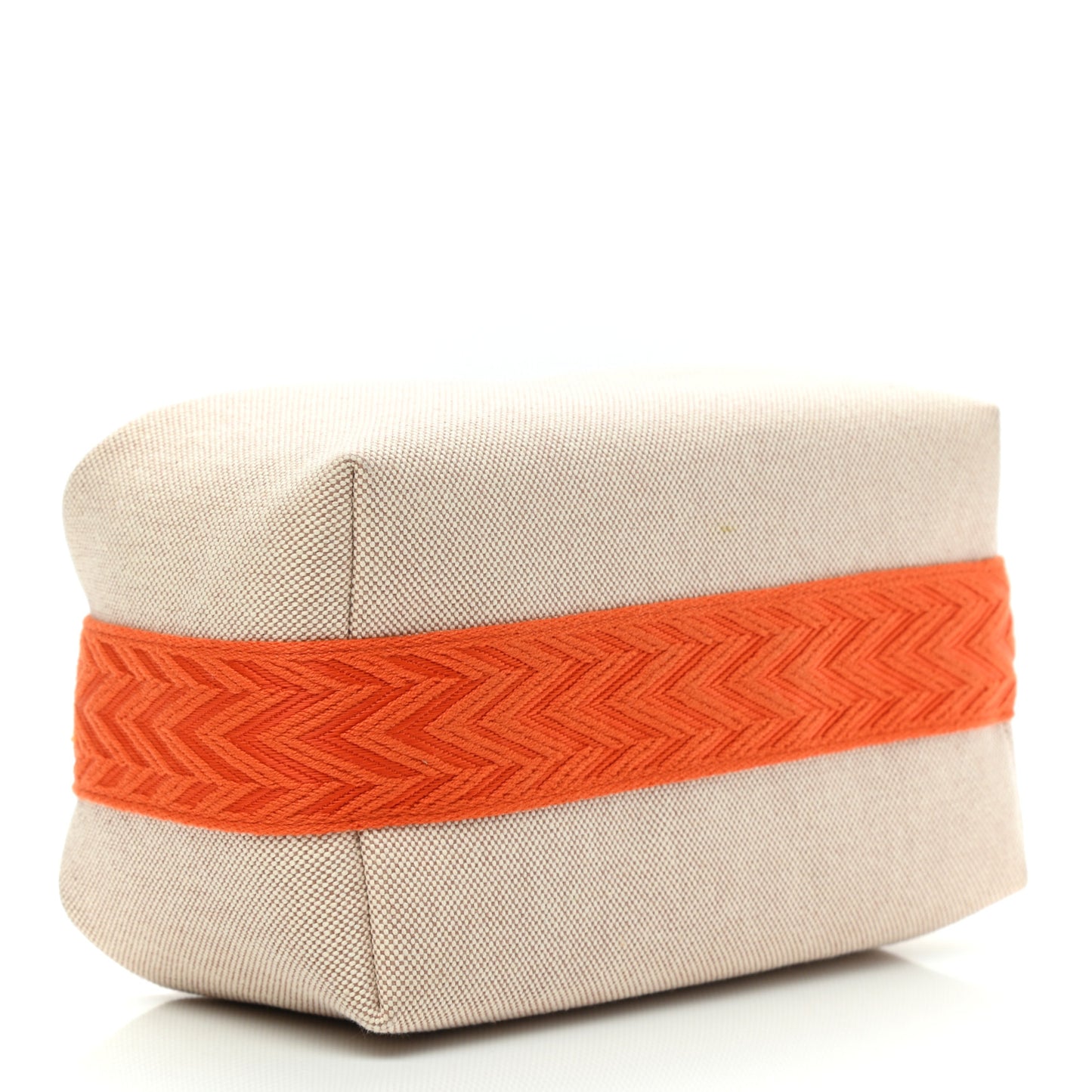 Canvas Small Bride-A-Brac Pouch Natural Orange