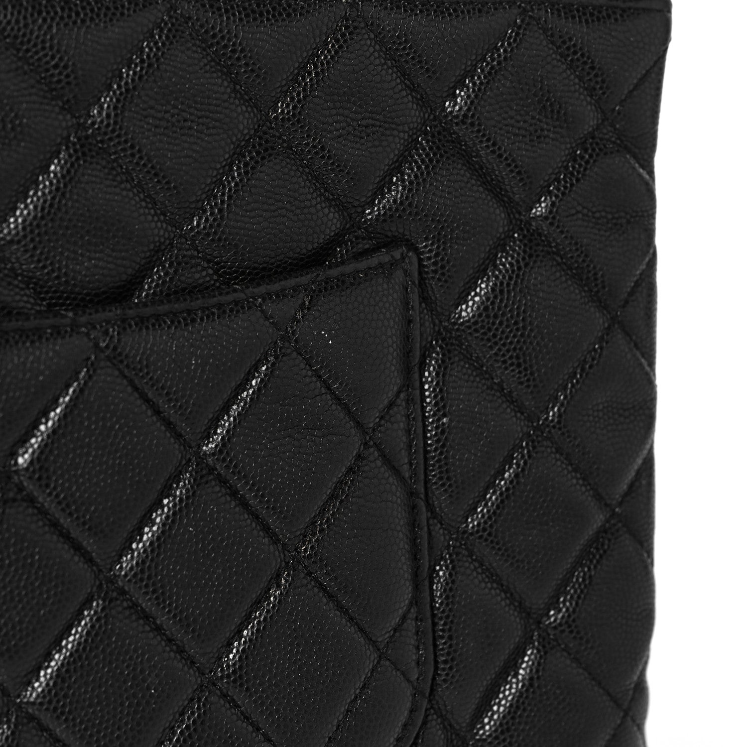 Chanel Caviar Quilted Medium Cosmetic Case Black 10 of 10