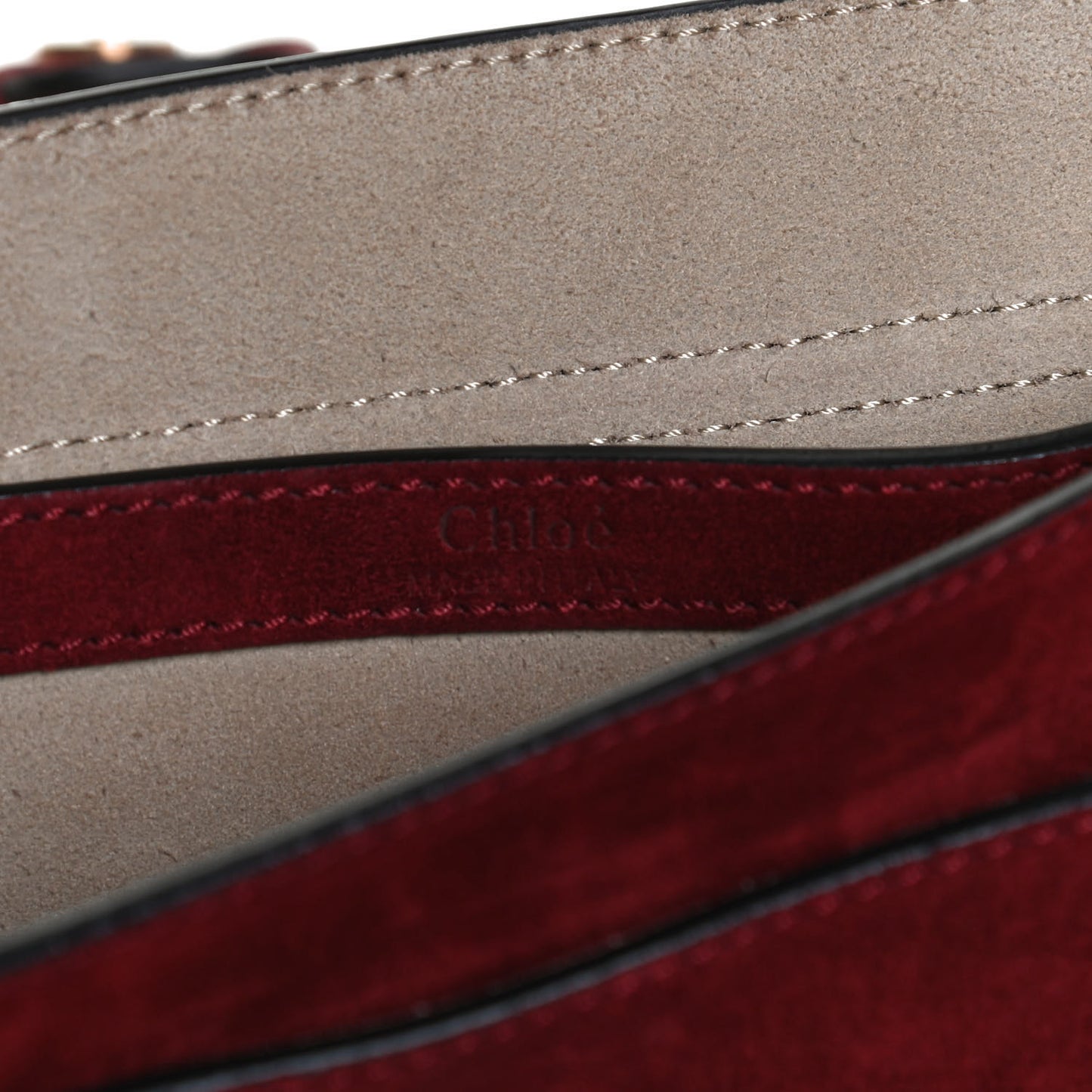 Suede Calfskin Braided Mini Hudson Shoulder Bag Sienna Red