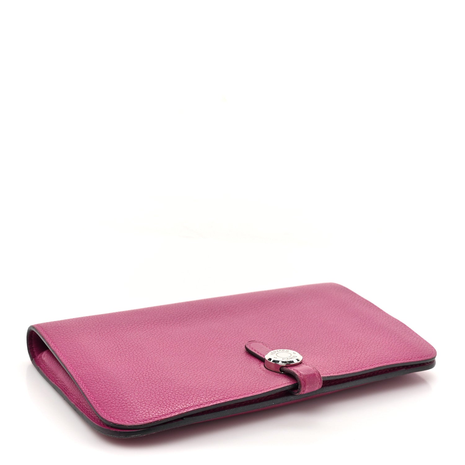 Hermes Evercolor Dogon Duo Wallet Rose Pourpre 5 of 16