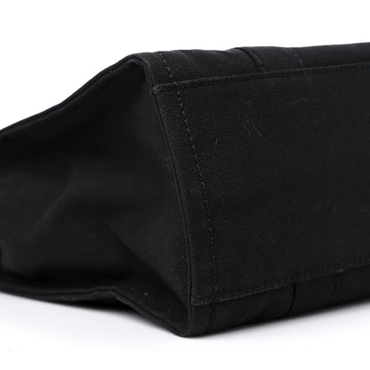 Marc Jacobs Cotton Canvas Small The Traveler Tote Bag Black 7 of 10