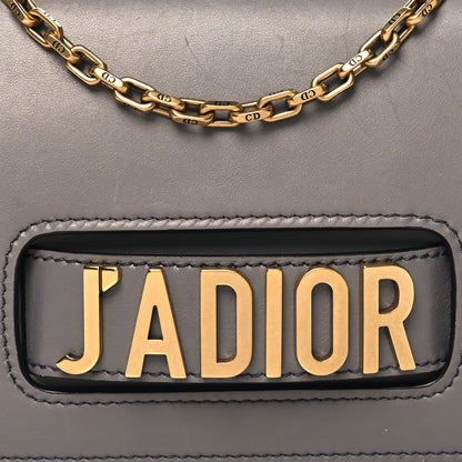 Christian Dior Calfskin Medium J'Adior Chain Flap Bag Iron Grey 7 of 9