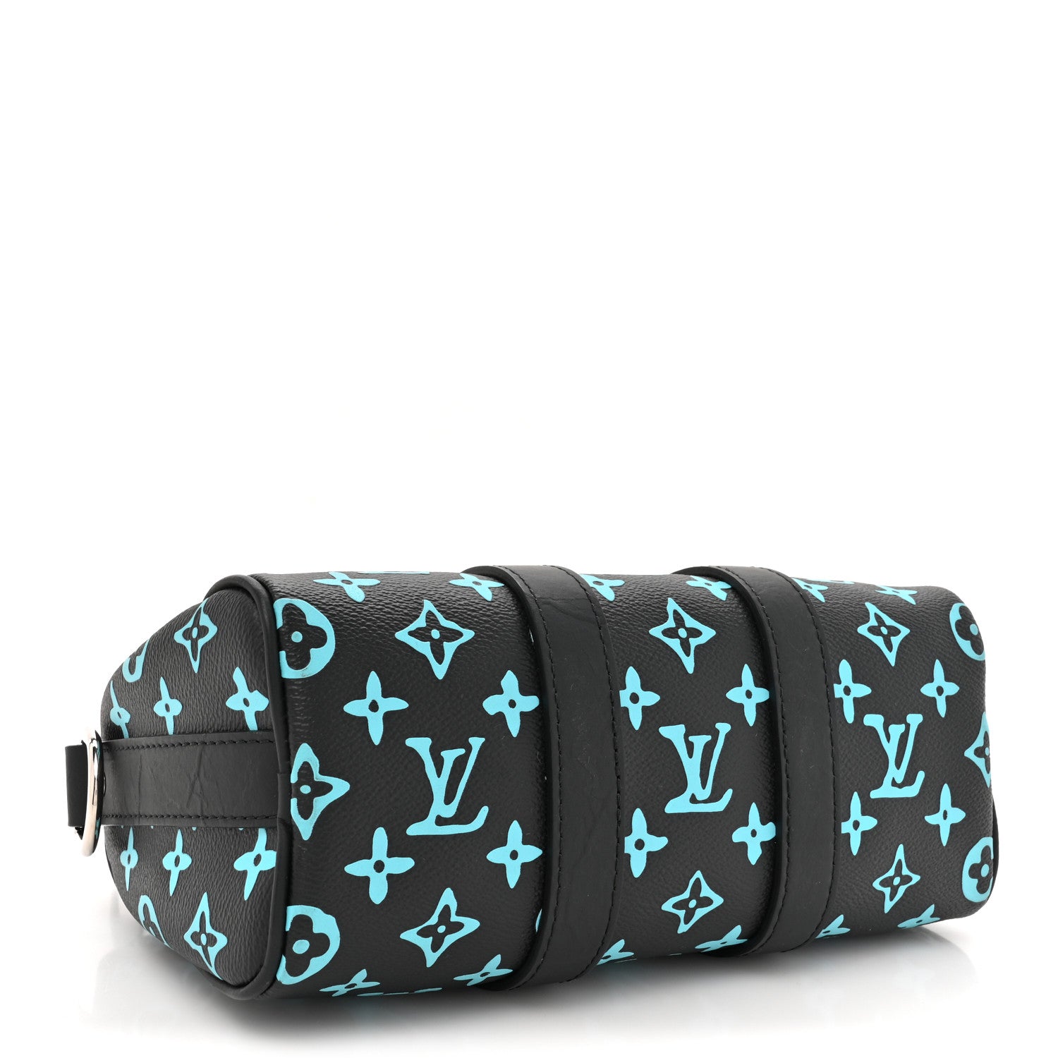 Louis Vuitton Monogram Playground Keepall Bandouliere 25 Black 4 of 10