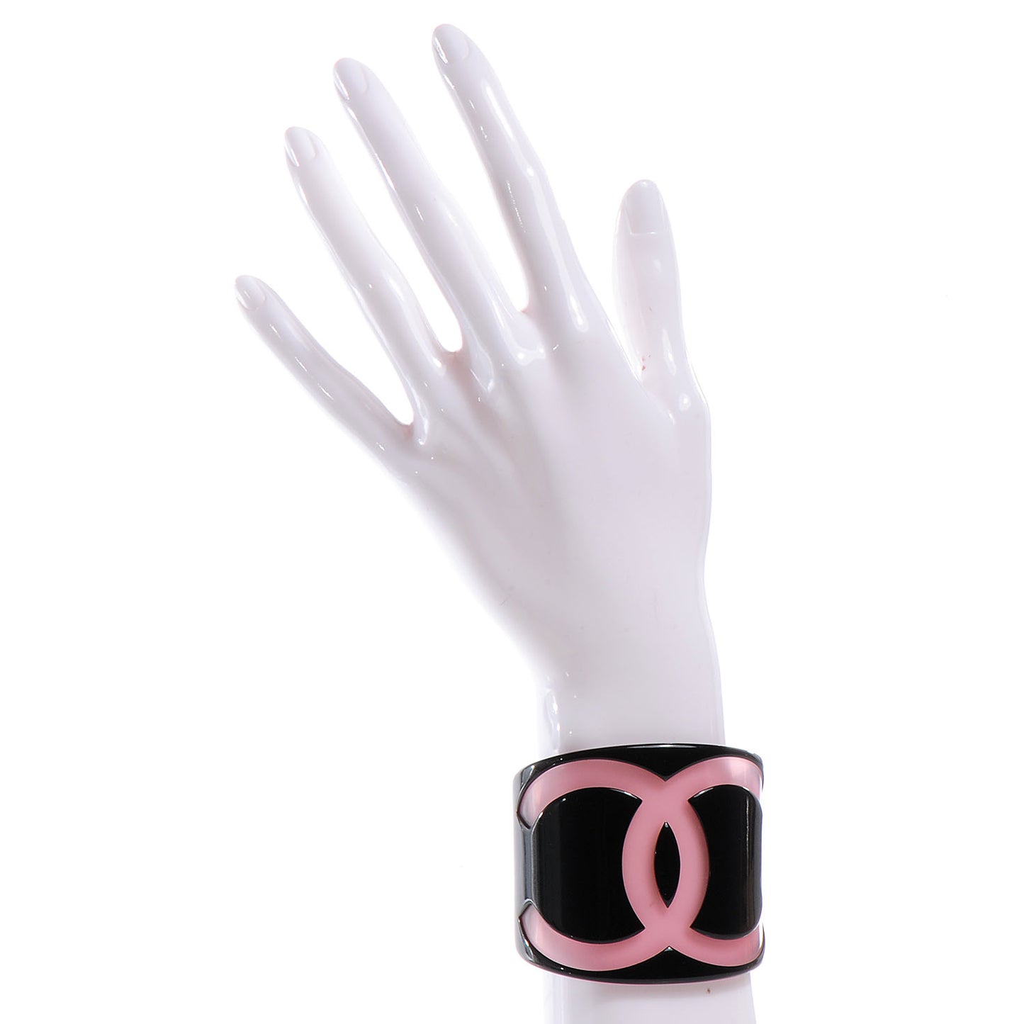 Resin CC Cuff Black Pink
