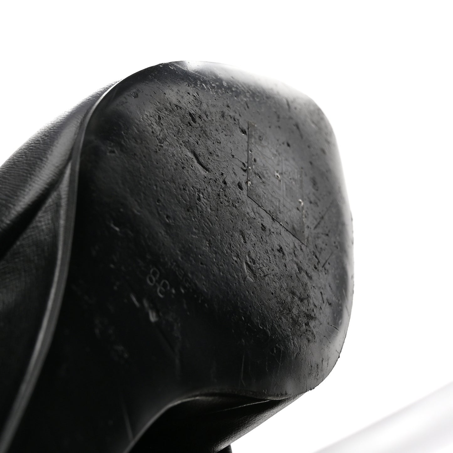 Calfskin Shark Lock Pant Boots 38 Black