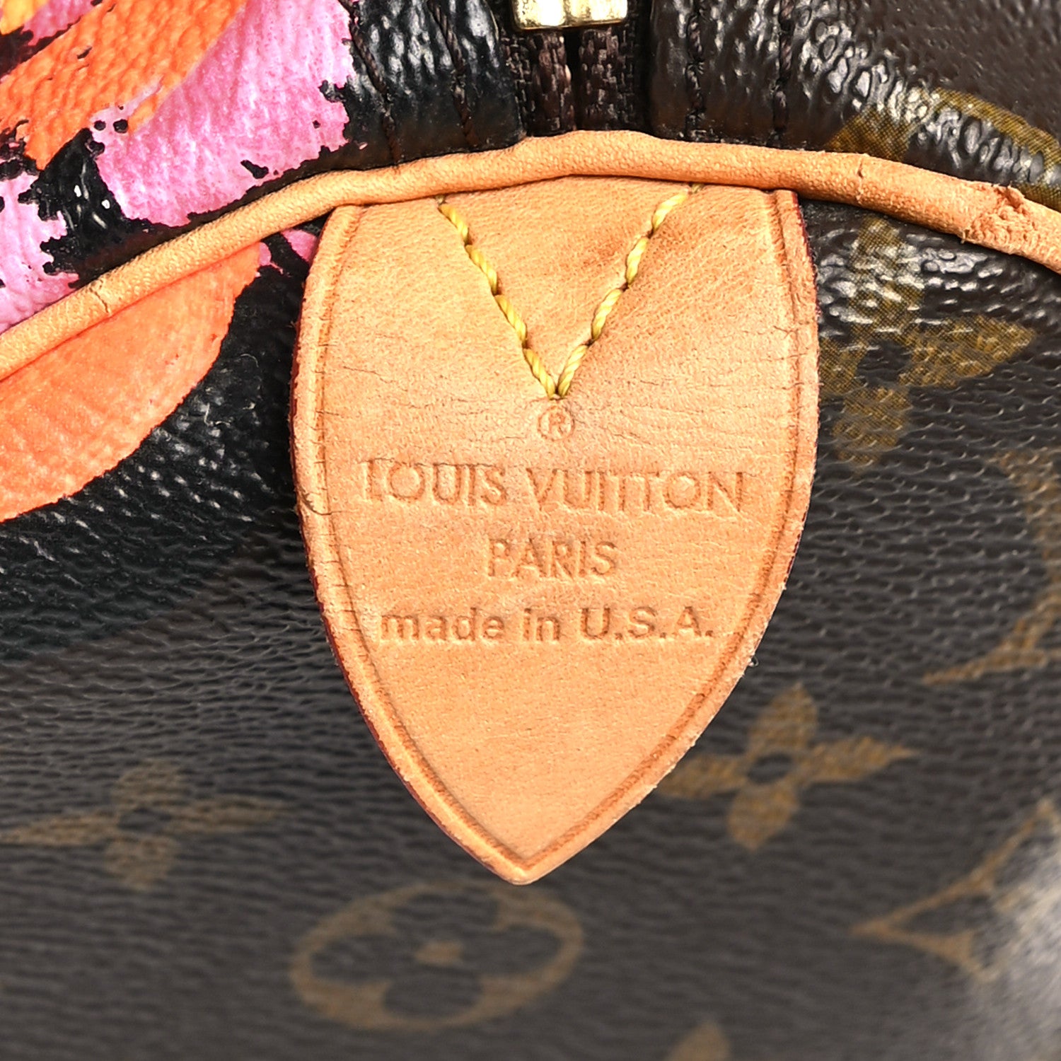 Louis Vuitton Monogram Roses Speedy 30 6 of 11