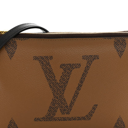 Louis Vuitton Reverse Monogram Giant Double Zip Pochette 7 of 10