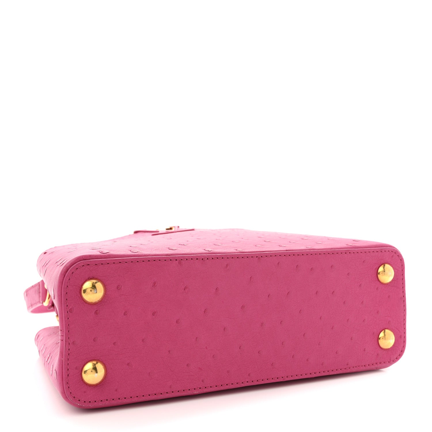 Louis Vuitton Ostrich Capucines BB Fuchsia 7 of 17