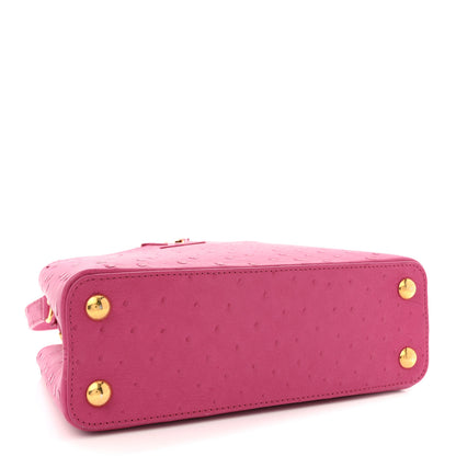 Louis Vuitton Ostrich Capucines BB Fuchsia 7 of 17