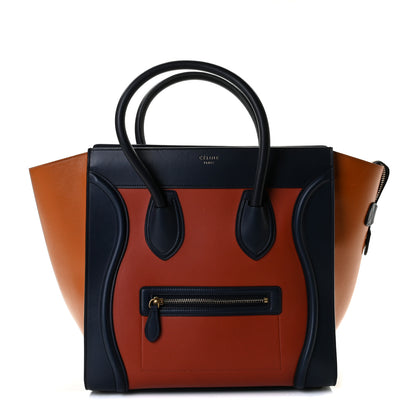 Celine Smooth Calfskin Mini Tri-Color Luggage Brick 1 of 14