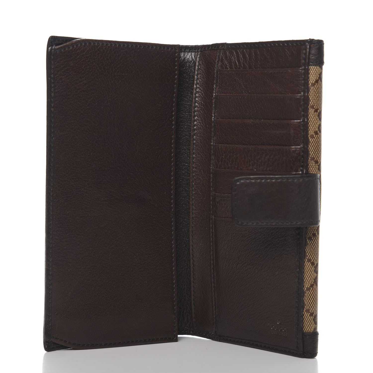 Gucci Crystal Monogram Continental Charmy Wallet Brown 5 of 8