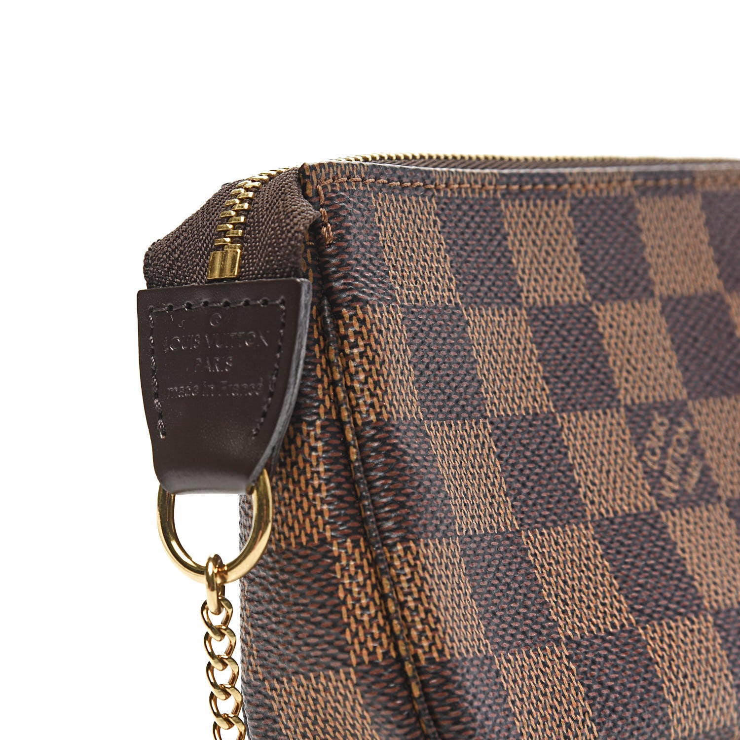 Louis Vuitton Damier Ebene Mini Pochette Accessories 7 of 8