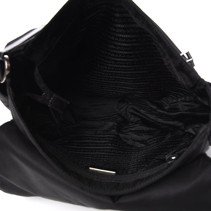 Prada Nylon Vela Messenger Bag Black 5 of 12