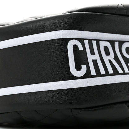 Christian Dior Lambskin Cannage Medium Dior Vibe Hobo Bag Black 9 of 11