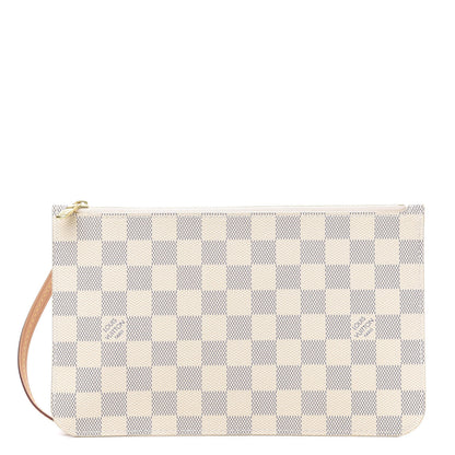 Louis Vuitton Damier Azur Neverfull MM GM Pochette 1 of 9