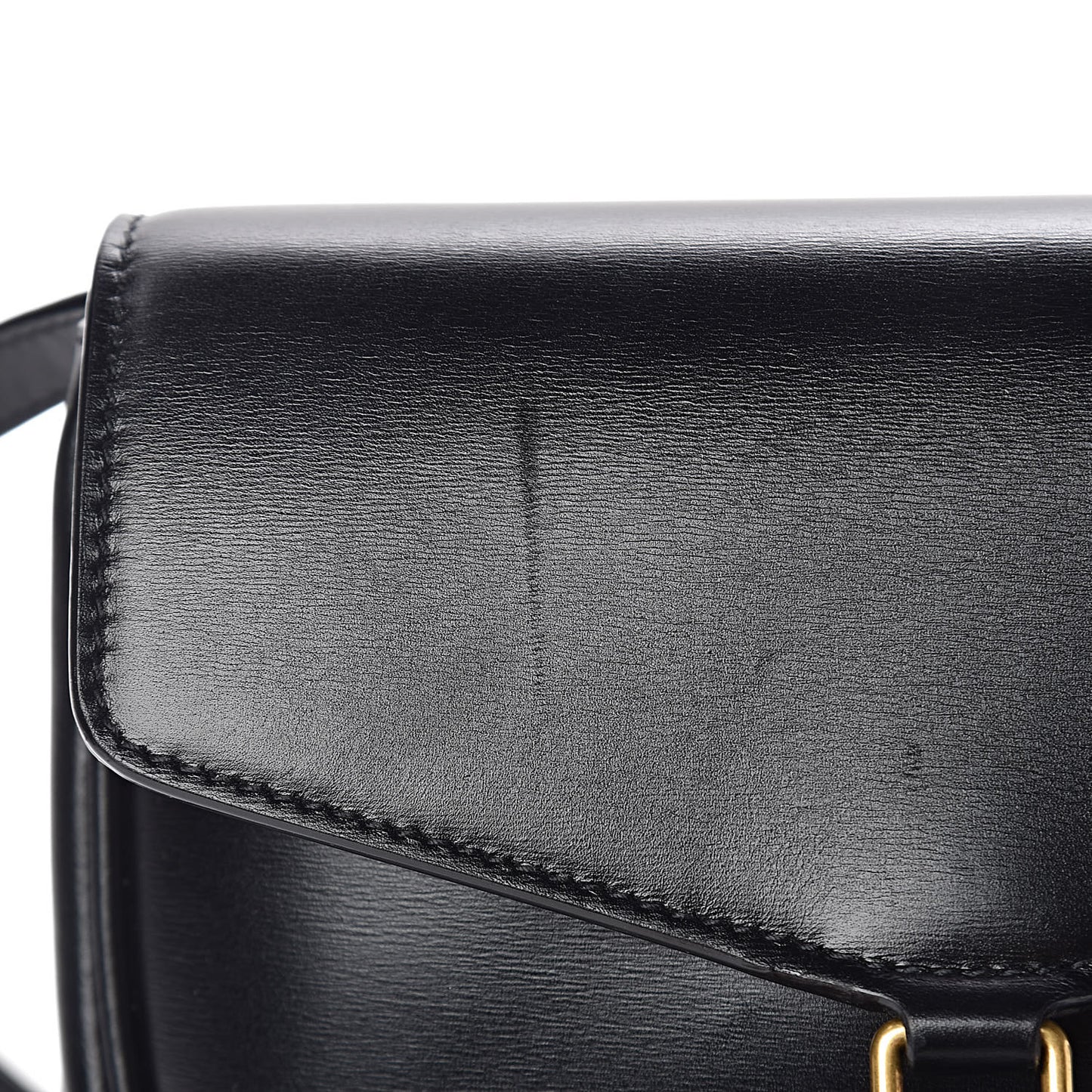 Calfskin Small Datcha Satchel Bag Black