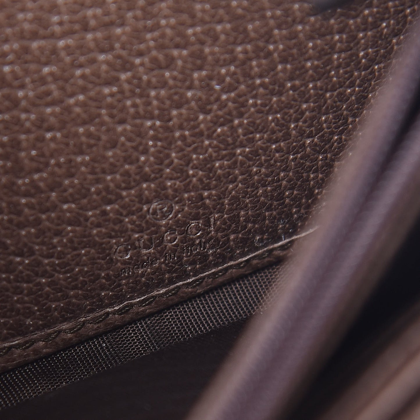 GG Supreme Monogram Web Ophidia Continental Wallet Brown