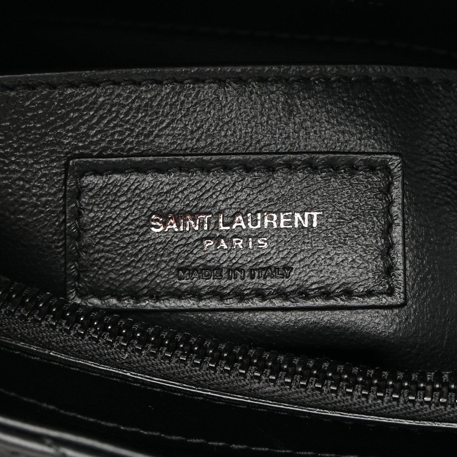 Saint Laurent Calfskin Y Quilted Monogram Monochrome Small Loulou Chain Satchel Black 6 of 10