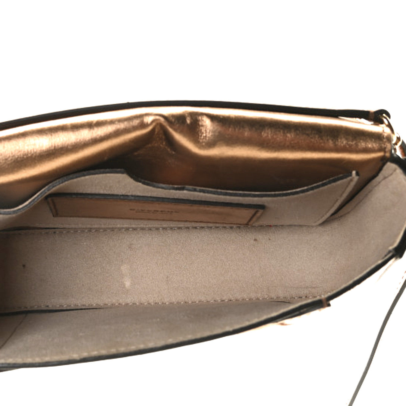 Givenchy Metallic Goatskin Quilted GV3 Mini Pocket Convertible Bag Gold 4 of 10