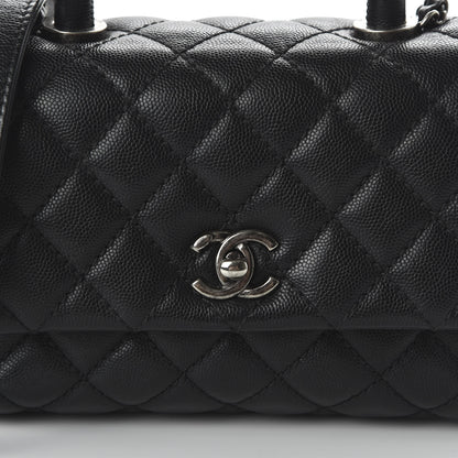 Chanel Caviar Quilted Mini Coco Handle Flap Black 9 of 9