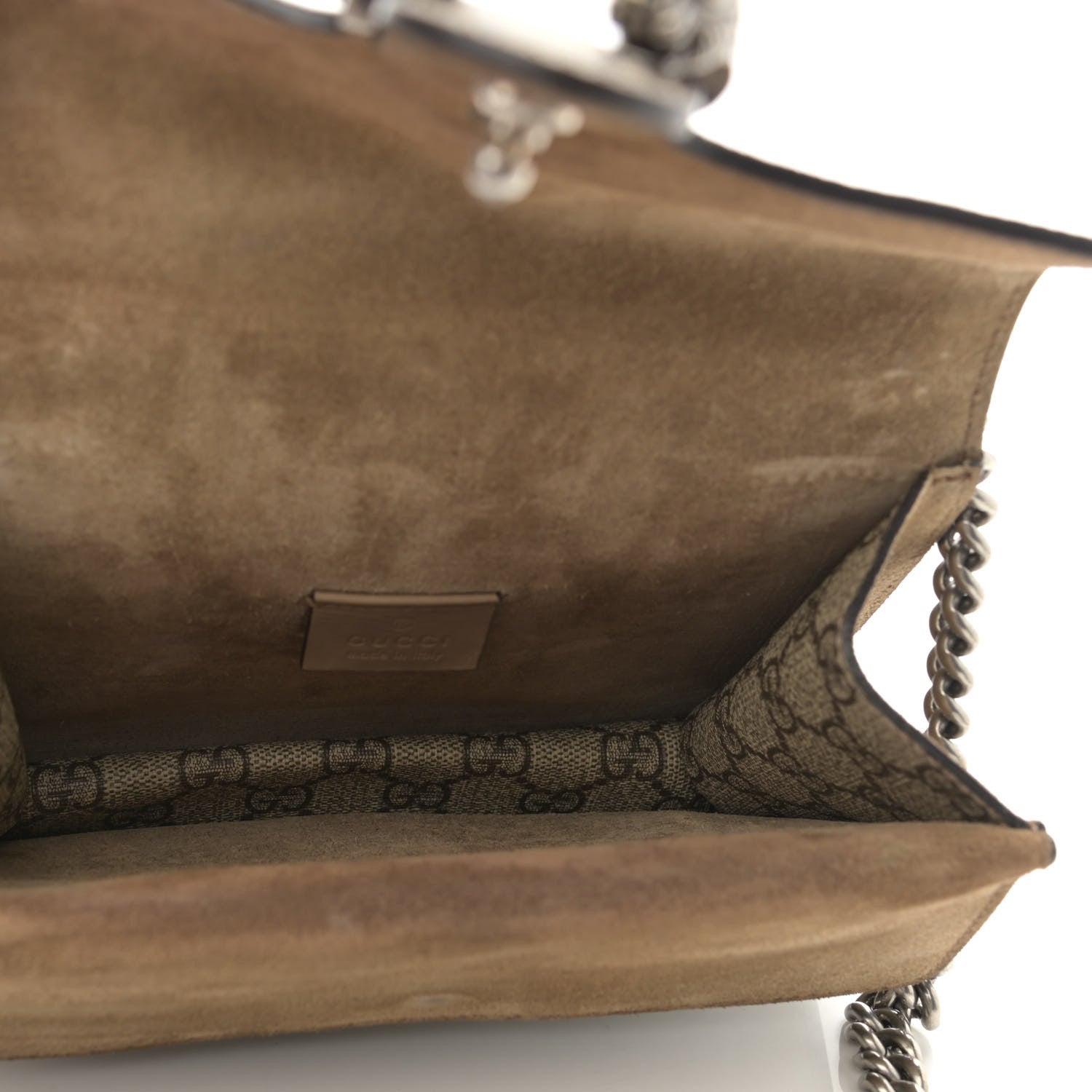 Gucci GG Supreme Monogram Mini Dionysus Shoulder Bag Taupe 5 of 15