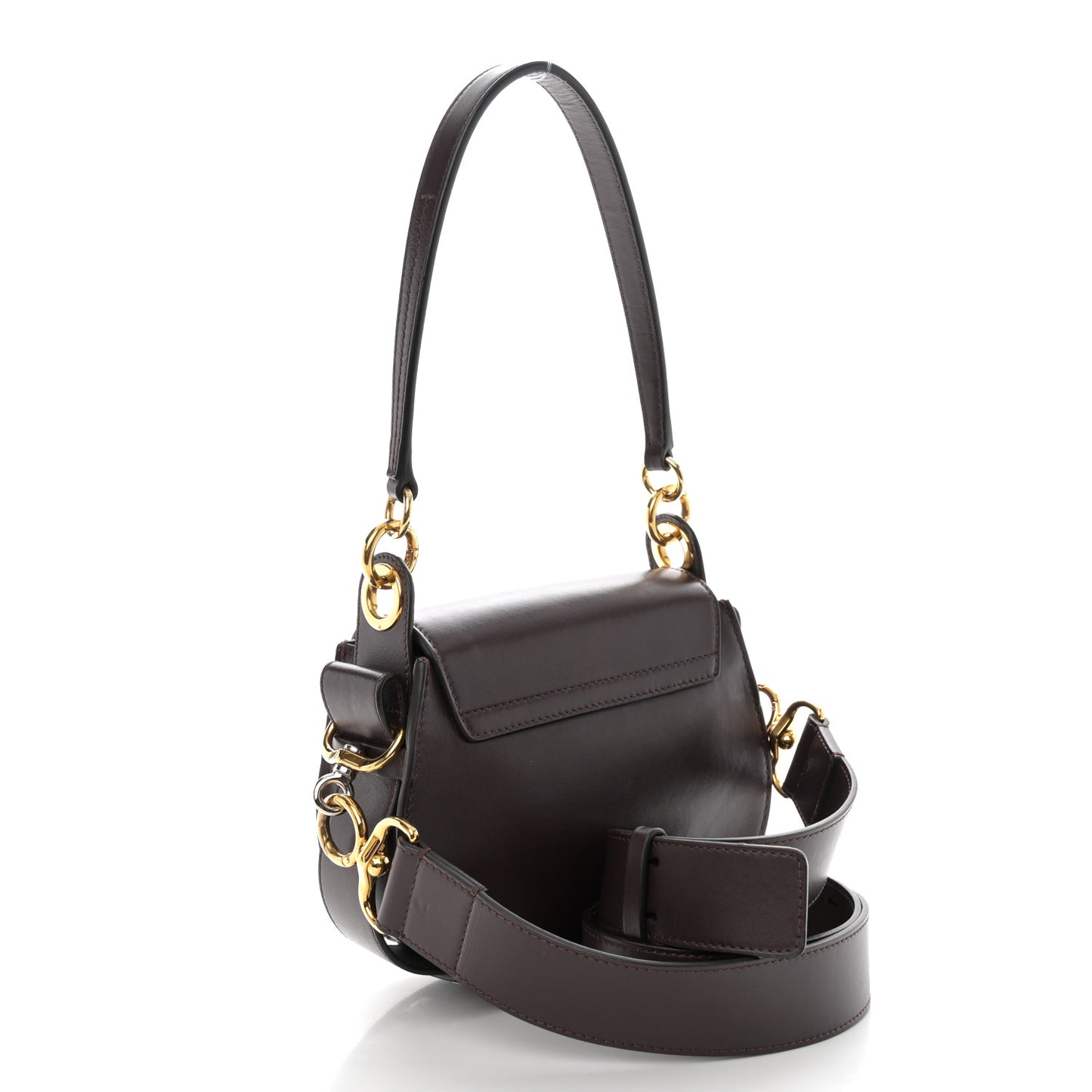 Calfskin Small Tess Bag Black Raisin