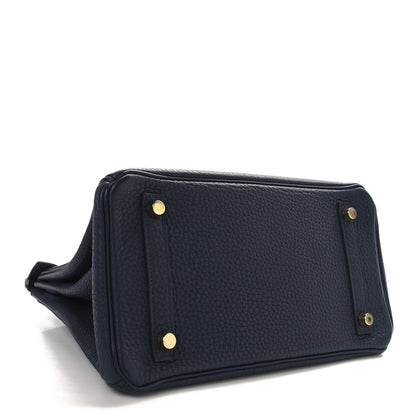 Hermes Togo Birkin 25 Bleu Nuit 4 of 13