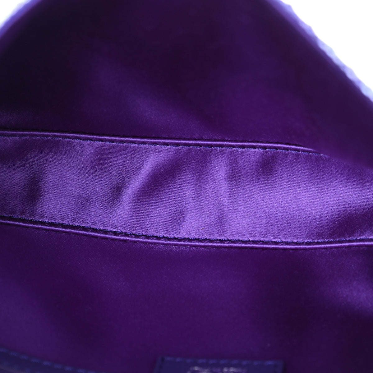Fendi Silk Sequin Baguette 26424 Purple 5 of 9