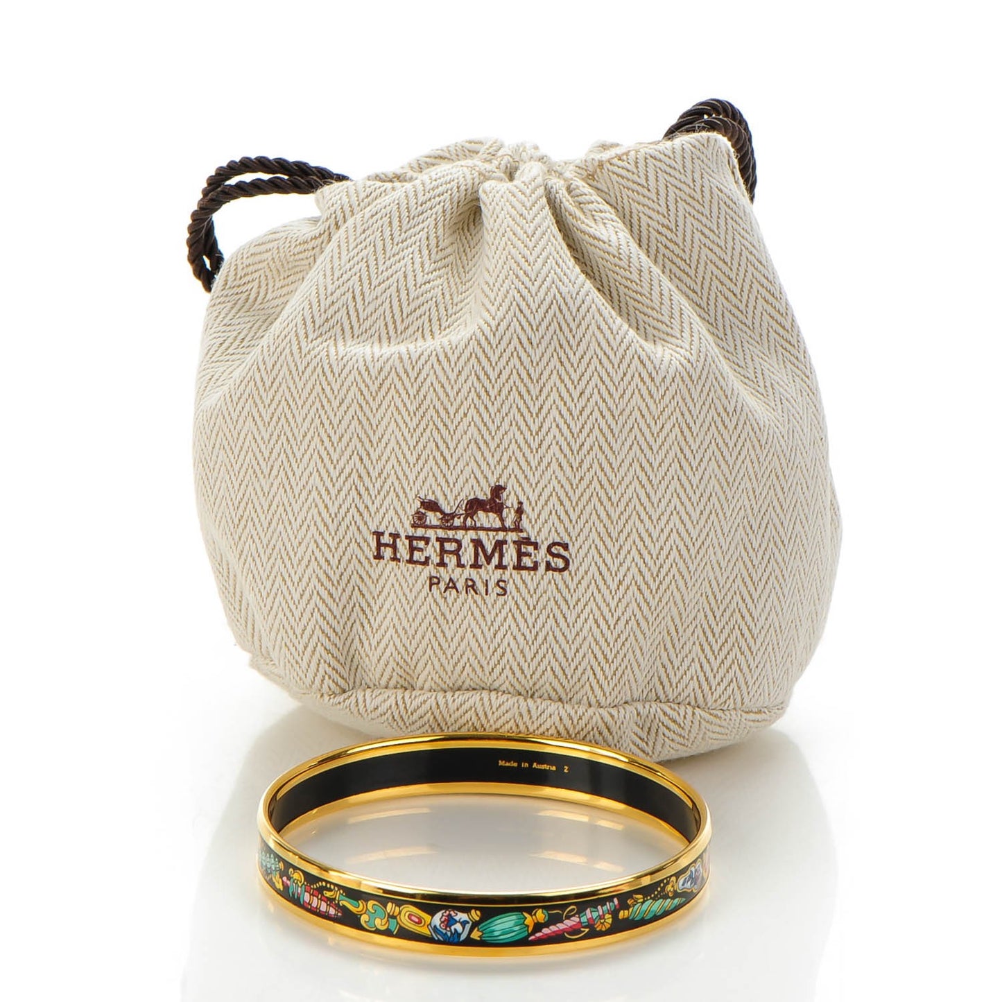 Enamel Printed Narrow Flacons Bracelet 62