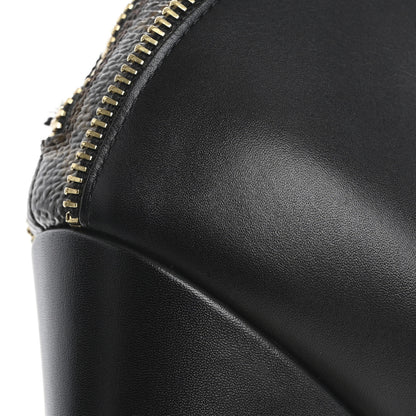 Louis Vuitton Calfskin Monogram Afterglow Platform Ankle Boots 38.5 Black 12 of 14