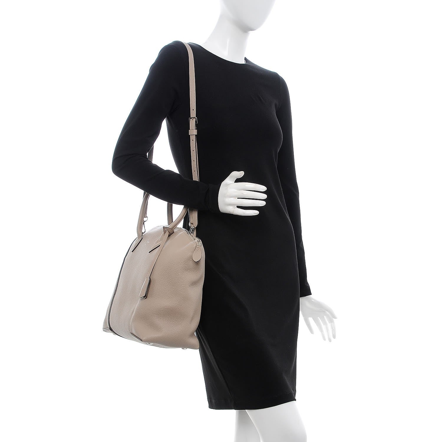 Louis Vuitton Veau Cachemire Soft Lockit MM Galet 2 of 12