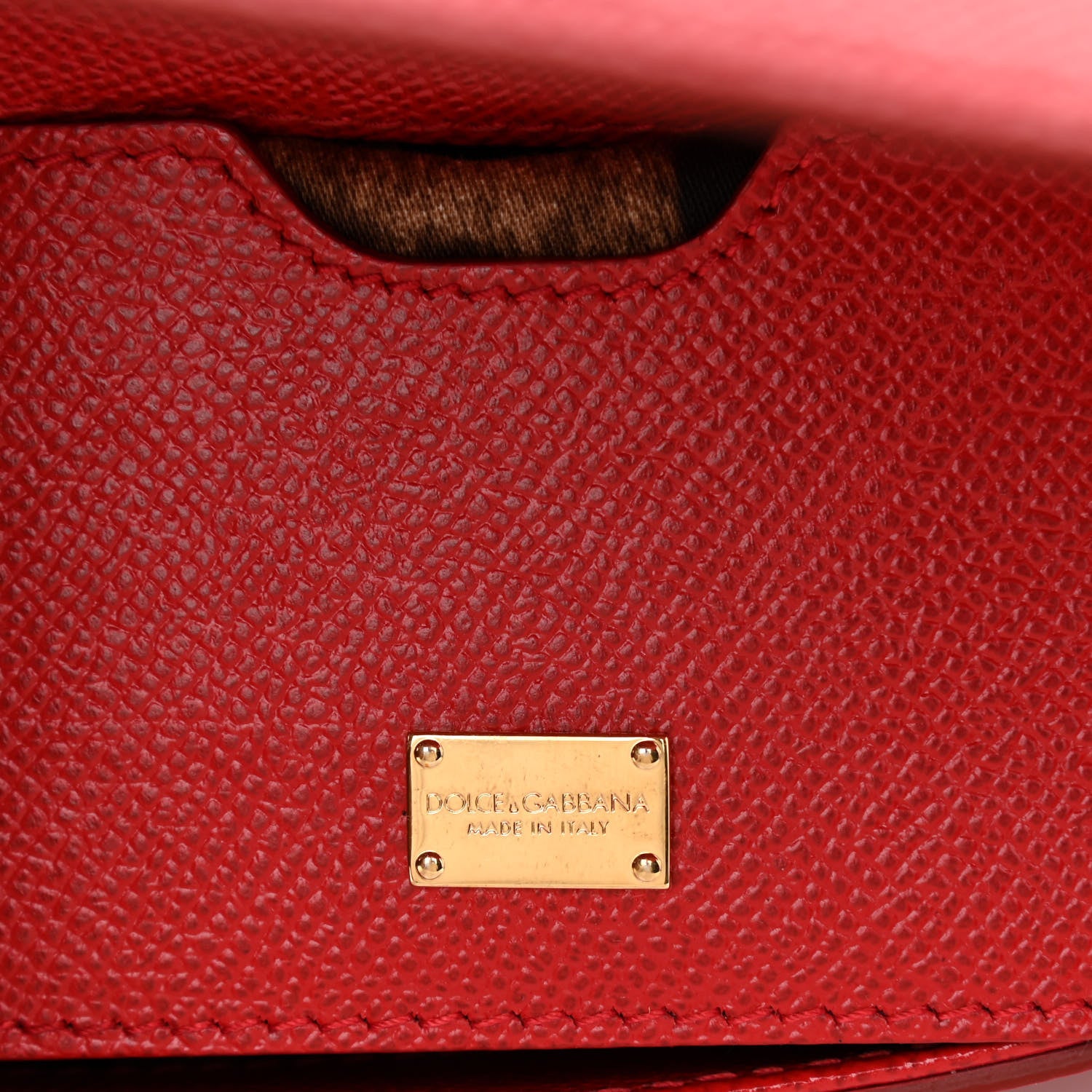 Dolce & Gabbana Dauphine Small Miss Sicily Satchel Red 6 of 7