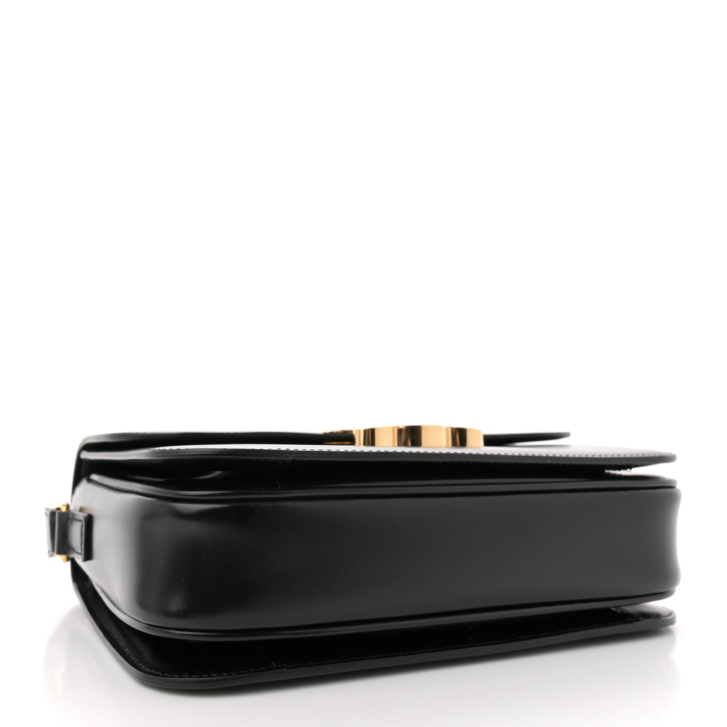 Shiny Calfskin Medium Triomphe Black