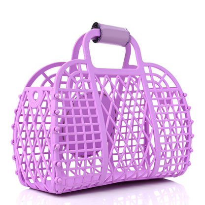 Fendi Recycled Plastic Vitello Liberty Matte Small Fendi Basket Violetta 3 of 10