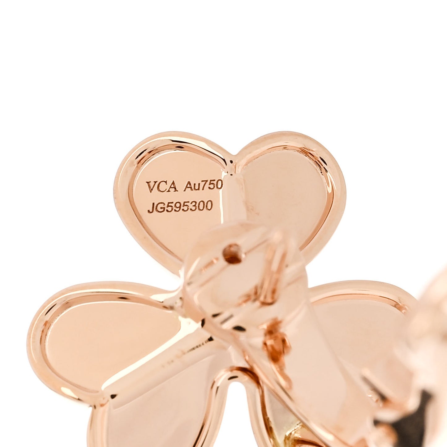 18K Rose Gold Diamond Small Frivole Earrings